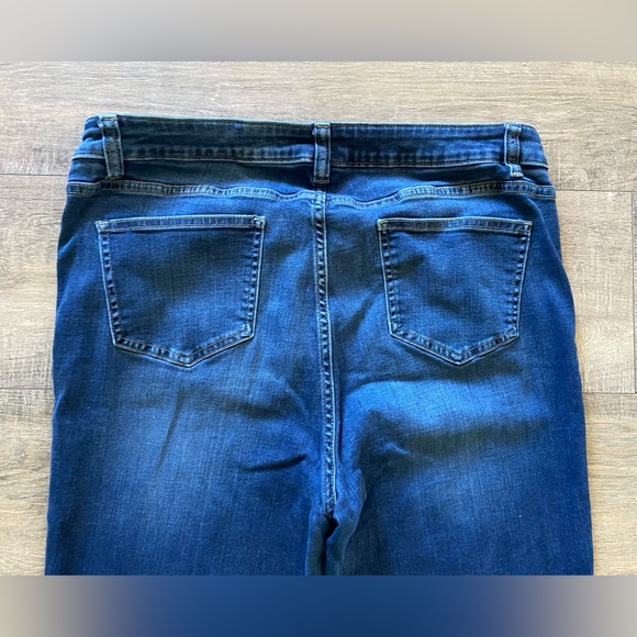 Westport (Dressbarn) women’s plus size 14 signature fit bootcut blue denim jeans - Picture 5 of 8